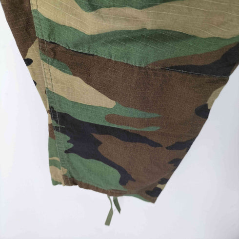 ユーエスアーミー U.S. ARMY USA製 ATLANCO社製 BDU ウッドランドカモ カーゴパンツ メンズ SMALL-REGULAR