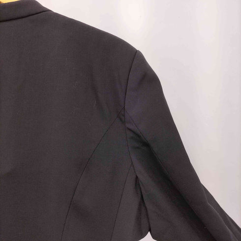 エンポリオアルマーニ EMPORIO ARMANI ウールギャバジン ノーカラー フロントボタン スーツセットアップ メンズ 52