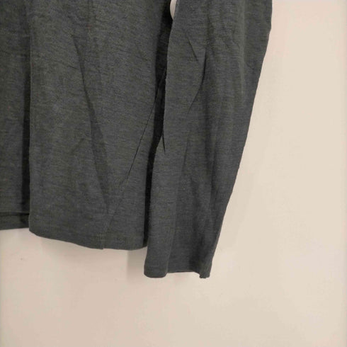 ファイナルホーム FINAL HOME クロスステッチ Uネック リネン L/S カットソー Y2K メンズ JPN:M