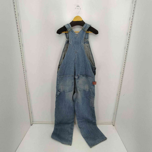 ブルーブルー BLUE BLUE ダブルニー 前ポケット デニム オーバーオール メンズ