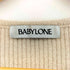 バビロン BABYLONE リブ Vネック ニット サムホール レディース FREE