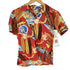 カメハメハ Kamehameha 総柄 ココナッツボタン アロハ S/S シャツ レディース import:M