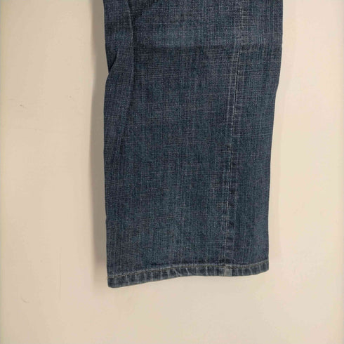 エヴィス EVISU HERITAGE カモメ刺繍 イエロー オレンジステッチ 5ポケット デニムパンツ メンズ 32