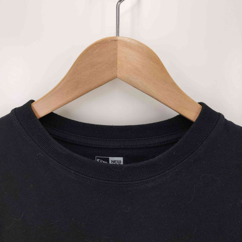 ニューエラ NEW ERA Wave Logo ワンポイント&バックプリントデザイン オーバーサイズド 半袖クルーネックTシャツ メンズ L