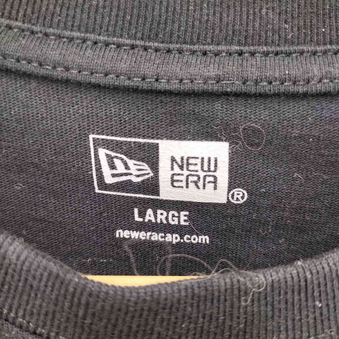 ニューエラ NEW ERA Wave Logo ワンポイント&バックプリントデザイン オーバーサイズド 半袖クルーネックTシャツ メンズ L