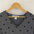 コムデギャルソンシャツ COMME des GARCONS SHIRT ドット柄 Vネック ウールニット メンズ import:M