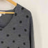 コムデギャルソンシャツ COMME des GARCONS SHIRT ドット柄 Vネック ウールニット メンズ import:M