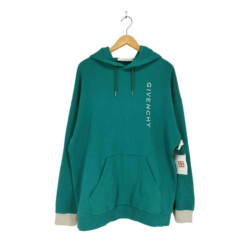 ジバンシィ GIVENCHY Vertical Embroidered Logo Hoody メンズ import:L