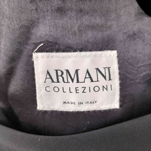 アルマーニコレツィオーニ ARMANI COLLEZIONI フロントボタン ロングスリーブ ステンカラー コート メンズ 70