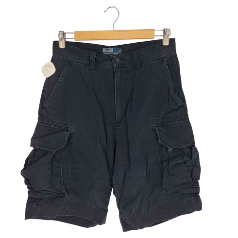 ポロバイラルフローレン Polo by RALPH LAUREN 90S バックロゴパッチ コットン カーゴ ショートパンツ メンズ US:30-31