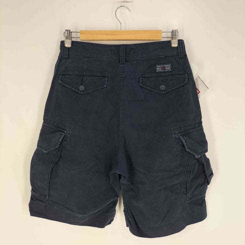 ポロバイラルフローレン Polo by RALPH LAUREN 90S バックロゴパッチ コットン カーゴ ショートパンツ メンズ US:30-31