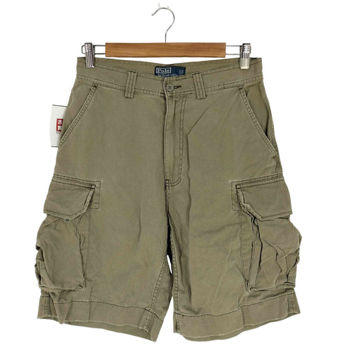ポロバイラルフローレン Polo by RALPH LAUREN 90S バックロゴパッチ コットン カーゴ ショートパンツ メンズ US:30-31