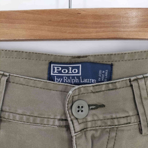 ポロバイラルフローレン Polo by RALPH LAUREN 90S バックロゴパッチ コットン カーゴ ショートパンツ メンズ US:30-31