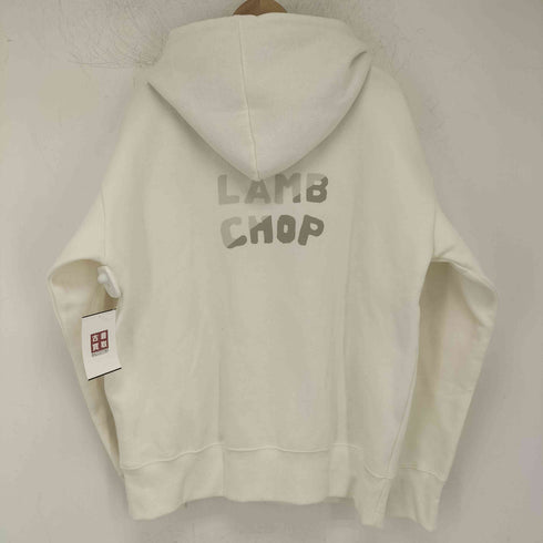 グラニフ graniph 羊 キャラクター刺繍 裏起毛 プルオーバーパーカー レディース JPN:M
