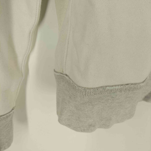 アバクロンビーアンドフィッチ Abercrombie & Fitch 裏起毛 Vガゼット 3Dワッペン リバースウィーブ型 クルーネック スウェット メンズ import:L