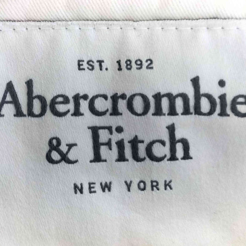 アバクロンビーアンドフィッチ Abercrombie & Fitch 裏起毛 Vガゼット 3Dワッペン リバースウィーブ型 クルーネック スウェット メンズ import:L