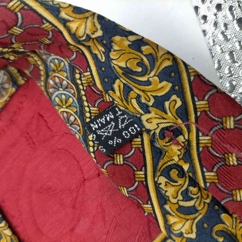 クリスチャンディオール Christian Dior MONSIEUR OLD MADE IN FRANCE フランス製 絹 シルク 100% 総柄 ネクタイ メンズ