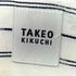 タケオキクチ TAKEO KIKUCHI ストライプ フラワー ジャガード 半袖 シャツ メンズ JPN:M