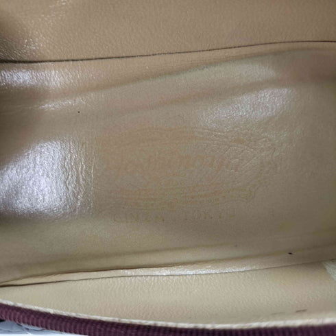 ギンザヨシノヤ GINZA Yoshinoya クロコ 型押 タッセル ローファー レディース 23 1/2