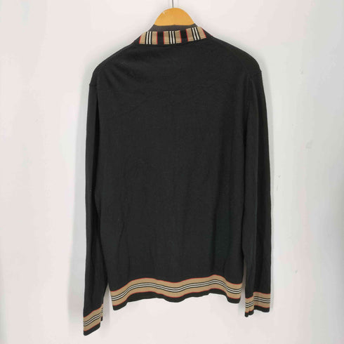 バーバリー BURBERRY ノバチェック ウールカーディガン メンズ LG