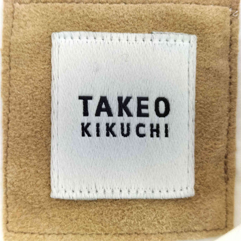 タケオキクチ TAKEO KIKUCHI フェイクレザー切替 半袖 シャツ メンズ JPN:M