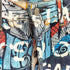 コムデギャルソン COMME des GARCONS 10 Corso Como Painted Denim プリントデニムパンツ メンズ 36