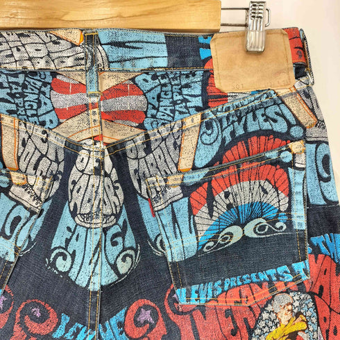 コムデギャルソン COMME des GARCONS 10 Corso Como Painted Denim プリントデニムパンツ メンズ 36