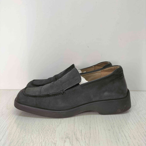 バリー BALLY スクエアトゥ スエード ローファー レディース 37 1/2