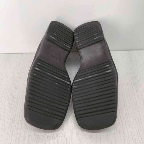 バリー BALLY スクエアトゥ スエード ローファー レディース 37 1/2