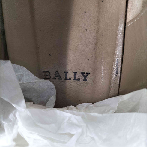 バリー BALLY スクエアトゥ スエード ローファー レディース 37 1/2