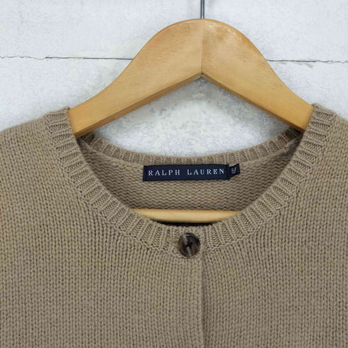 ラルフローレン RALPH LAUREN カシミヤ混 半袖カーディガン レディース 5f
