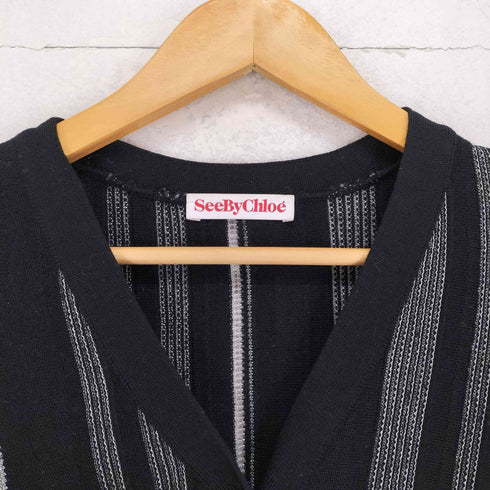 シーバイクロエ SEE BY CHLOE レーヨン混 カーディガン レディース 34