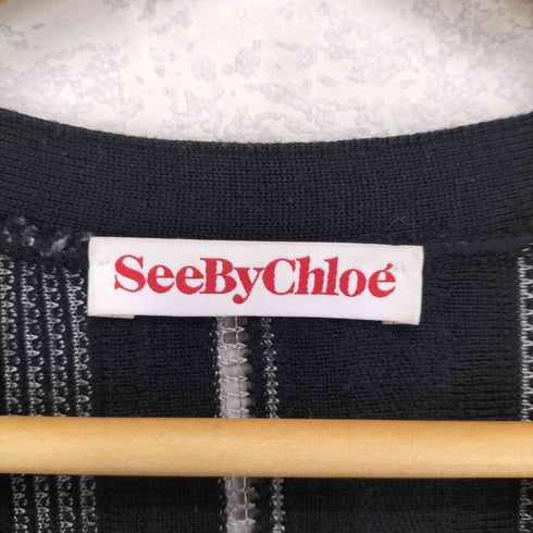シーバイクロエ SEE BY CHLOE レーヨン混 カーディガン レディース 34