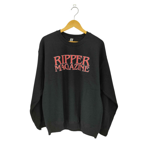 ギルダン GILDAN RIPPER MAGAZINE フロントプリント ロングスリーブ スウェット メンズ L