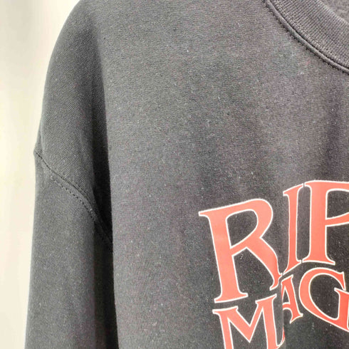 ギルダン GILDAN RIPPER MAGAZINE フロントプリント ロングスリーブ スウェット メンズ L