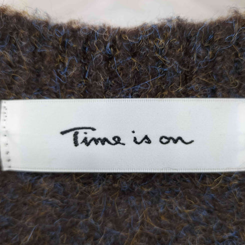 タイムイズオン Time is on クルーネック ロングスリーブ ニット メンズ JPN:1