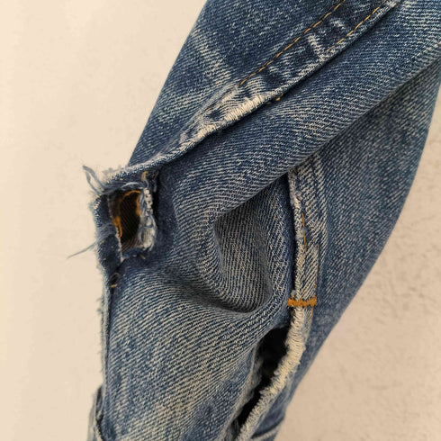 リーバイス Levis 60s~70s ボタン裏524 BIGE USA製 不均等V 4th デニムジャケット メンズ