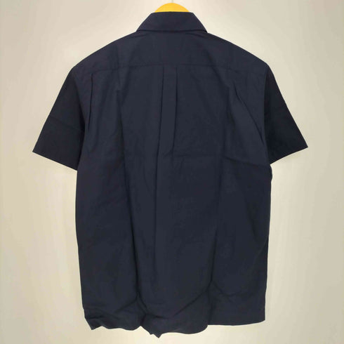 タケオキクチ TAKEO KIKUCHI フェイクレザー切替 半袖 シャツ メンズ JPN:M