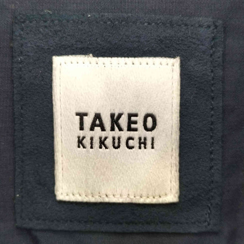タケオキクチ TAKEO KIKUCHI フェイクレザー切替 半袖 シャツ メンズ JPN:M