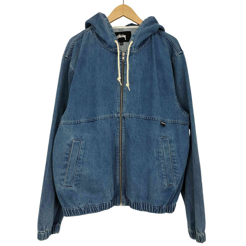 ステューシー Stussy denim active jacket zip parka メンズ import:L