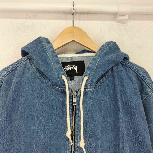 ステューシー Stussy denim active jacket zip parka メンズ import:L
