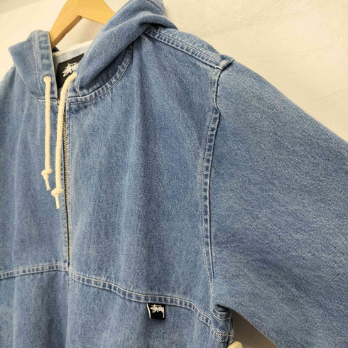 ステューシー Stussy denim active jacket zip parka メンズ import:L