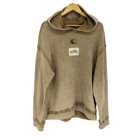 ドルチェアンドガッバーナ DOLCE&GABBANA RE-EDITION S/S2002復刻 ロゴプレートフーディ メンズ 50