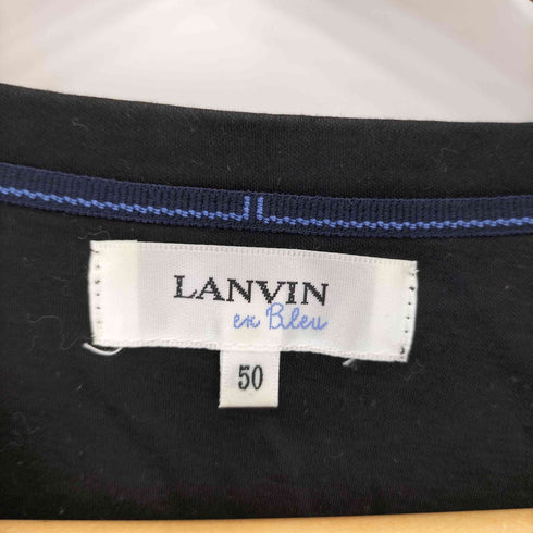 ランバンオンブルー LANVIN en Bleu Vネック クルーネックTシャツ メンズ 50