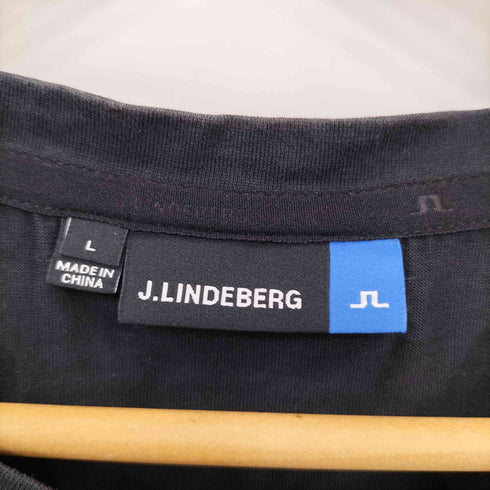 ジェイリンドバーグ J.LINDEBERG ロゴ刺繍 クルーネックTシャツ メンズ L