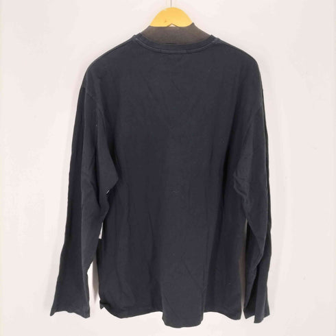 エムエスジーエム MSGM ブラッシュロゴ クルーネック長袖Tシャツ メンズ import:M