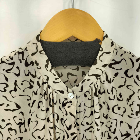 ビューティーアンドユースユナイテッドアローズ BEAUTY & YOUTH UNITED ARROWS 総柄 フロントボタンノースリーブ ワンピース レディース S