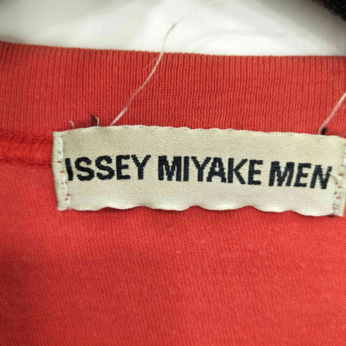 イッセイミヤケメン ISSEY MIYAKE MEN 98SS LIGHT light... RIGHT? Logo Cotton T-Shirt メンズ FREE