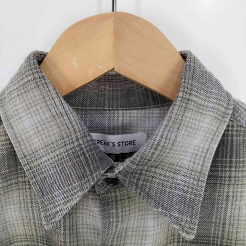 フリークスストア FREAKS STORE 23AW シャドーチェック オンブレ L/S シャツ メンズ JPN:S