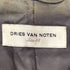 ドリスヴァンノッテン DRIES VAN NOTEN レザーエルボーパッチ ウールテーラードジャケット メンズ 48